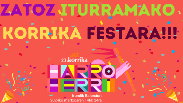 FIESTA DE LA KORRIKA EN ITURRAMA